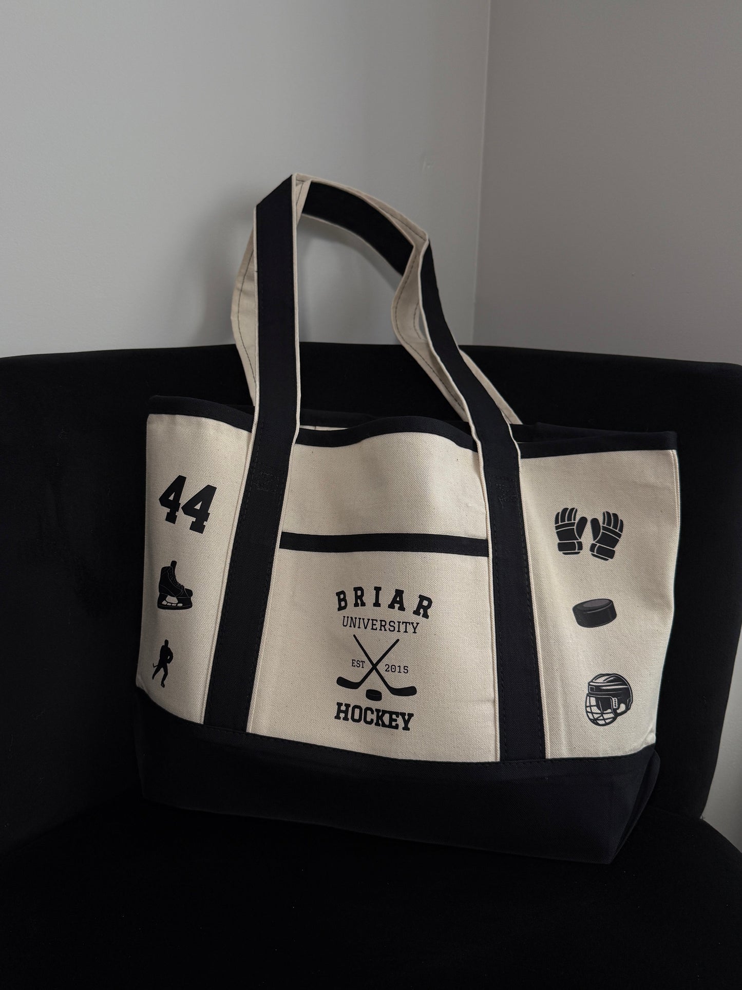 BRIAR U HOCKEY TOTE BAG