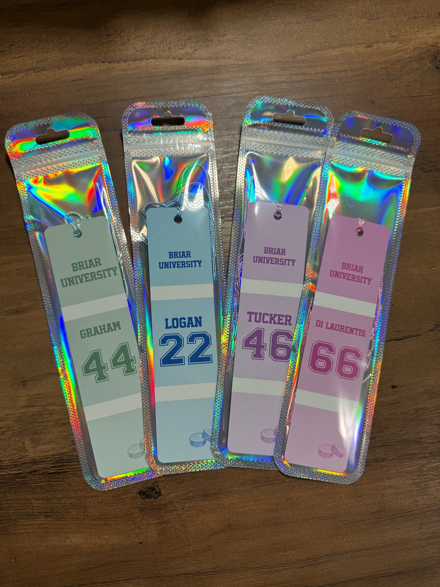 BRIAR HOCKEY JERSEYS COLORFUL BOOKMARKS