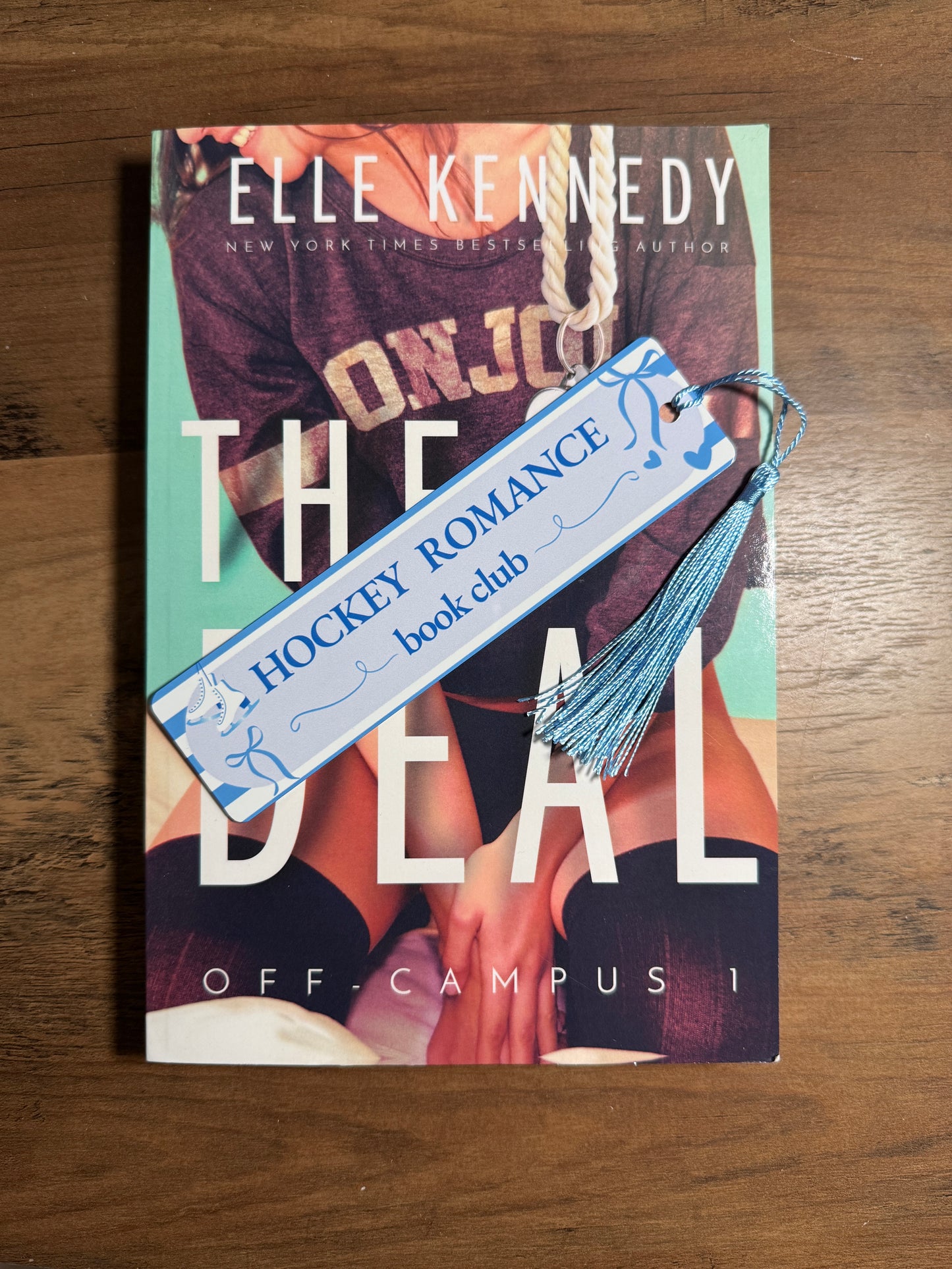 HOCKEY ROMANCE BOOK CLUB BOOKMARK