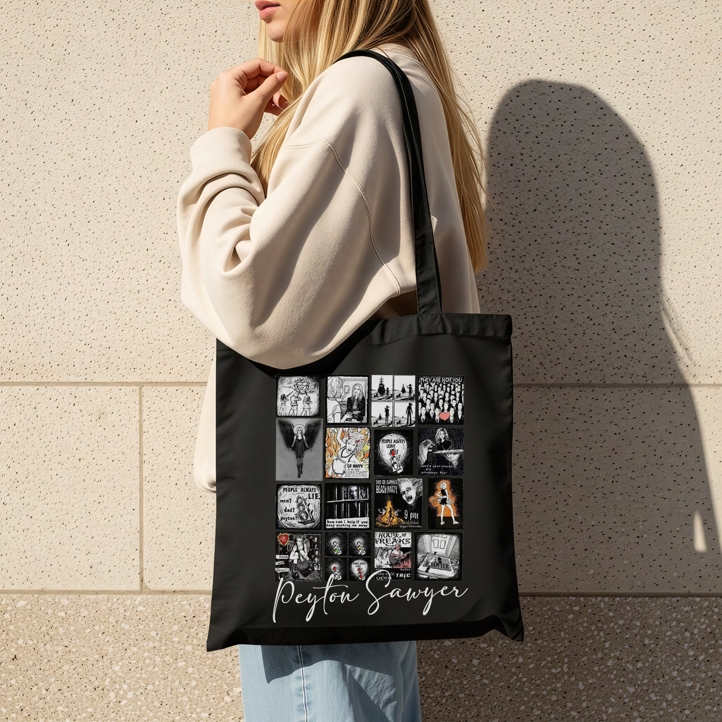 PEYTON ARTWORK TOTE BAG