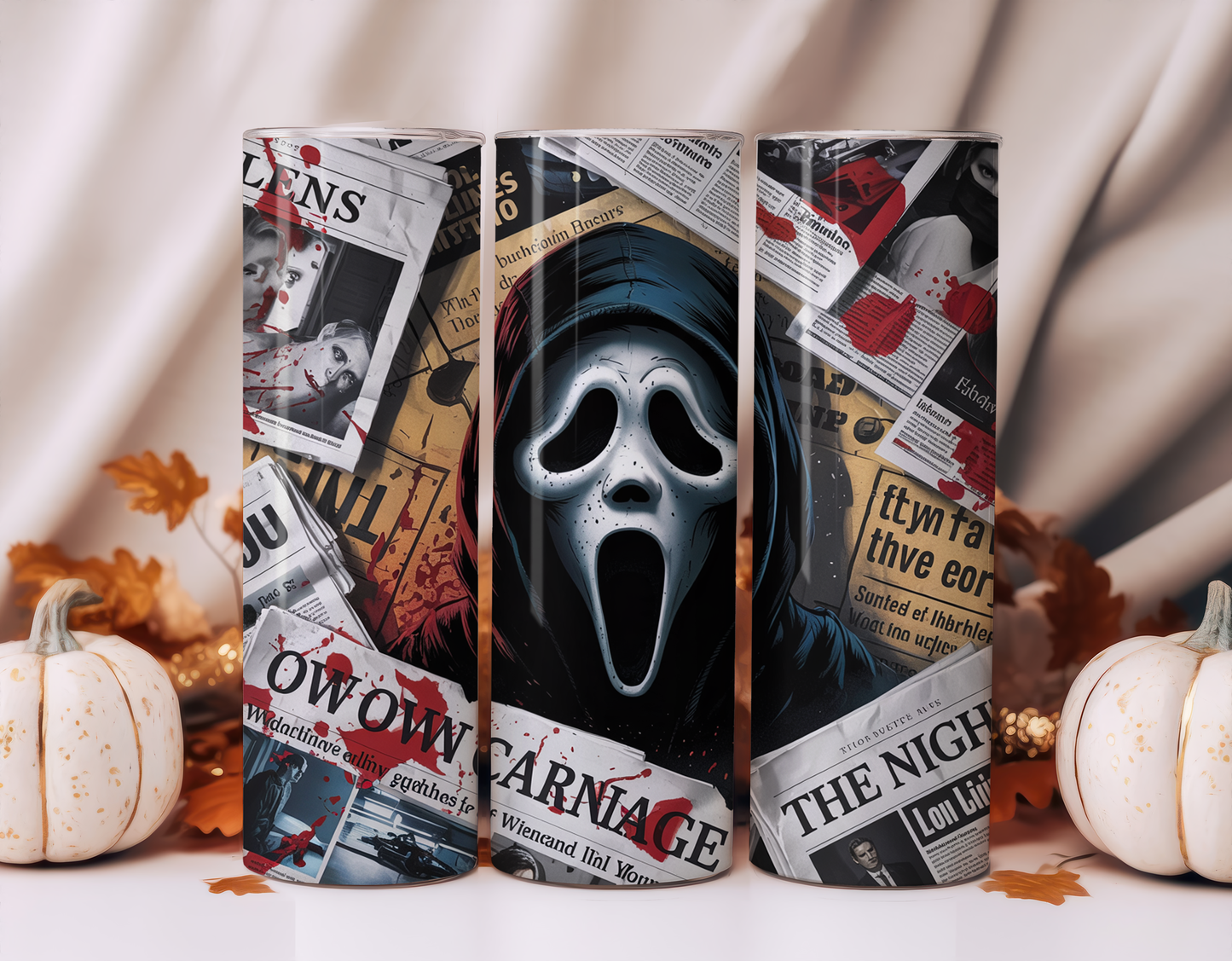 GHOST HORROR TUMBLER