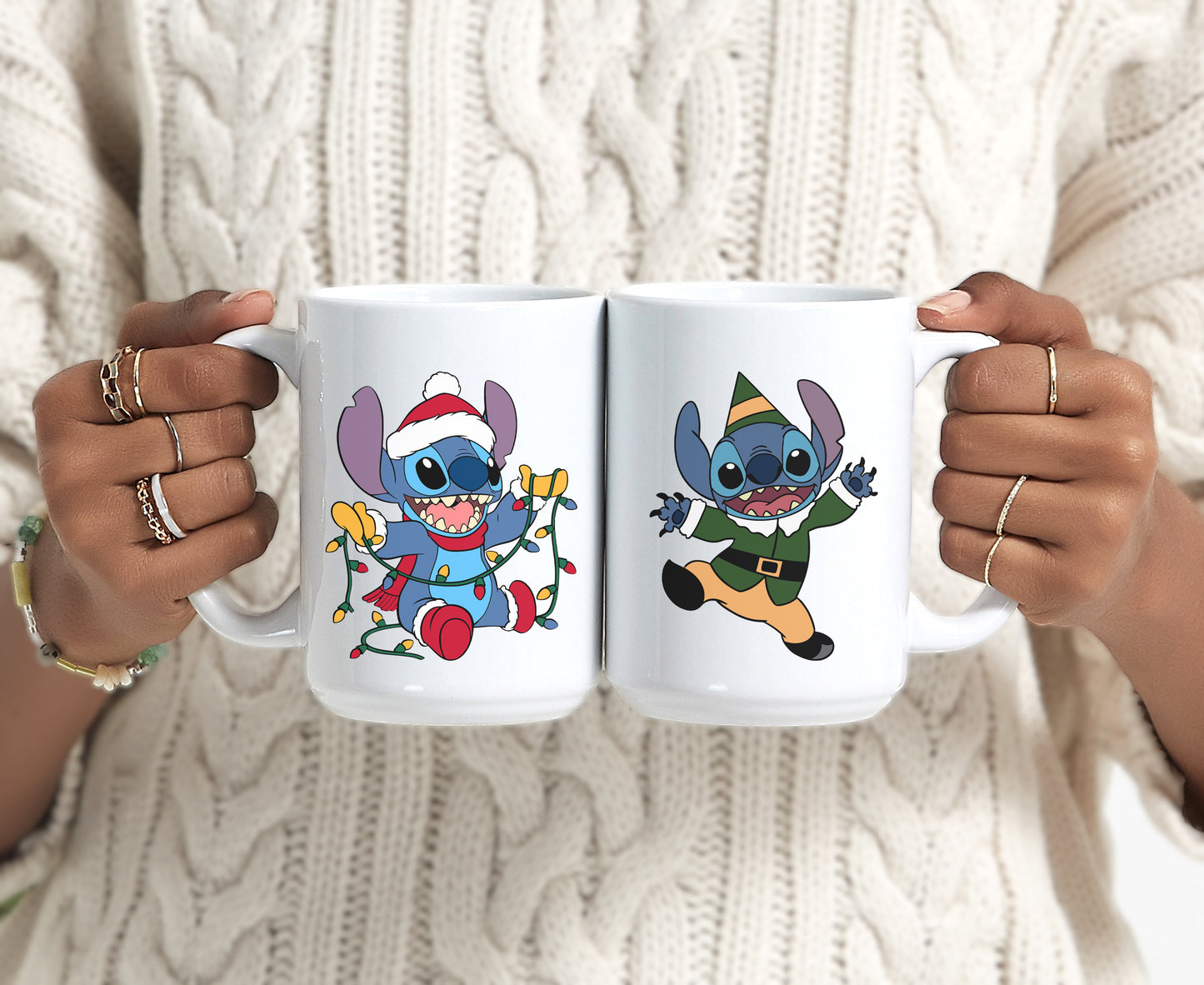 STITCH CHRISTMAS MUG