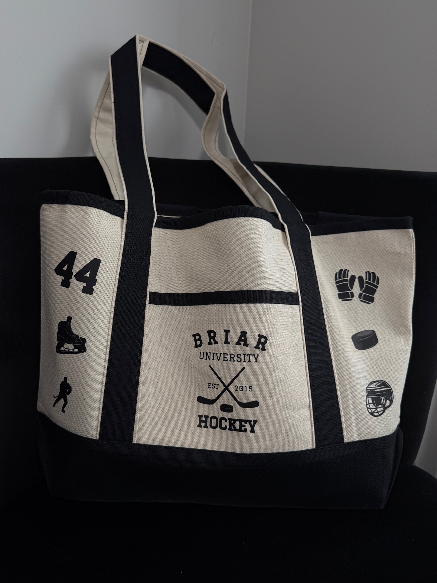 BRIAR U HOCKEY TOTE BAG