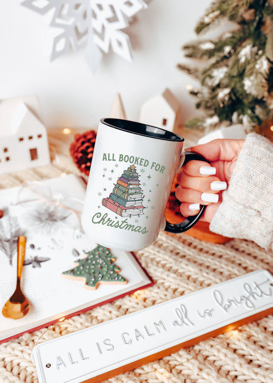 BOOKED FOR XMAS MUG