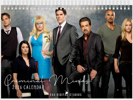 [PRE-ORDER] CRIMINAL MINDS 2026 CALENDAR