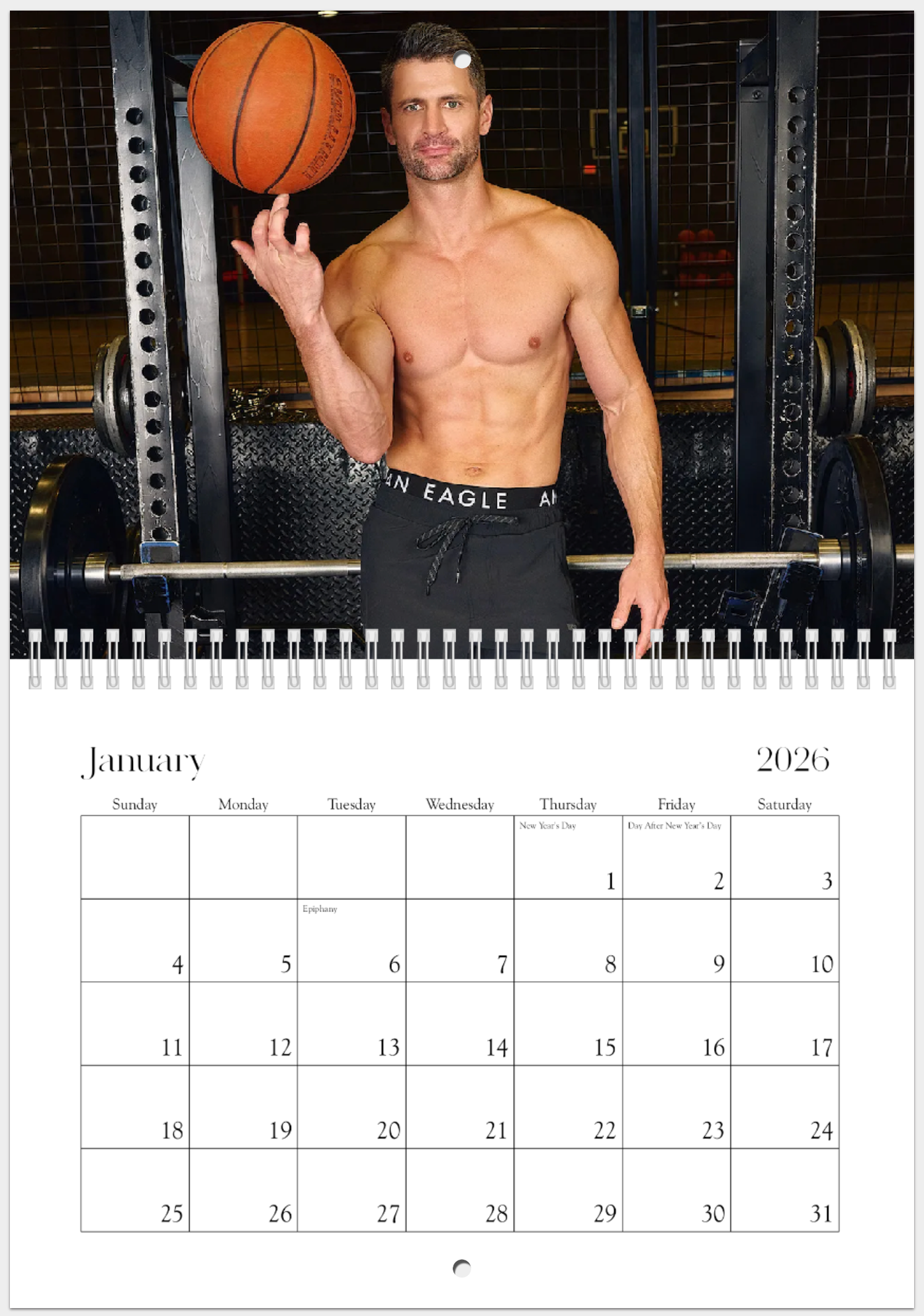 [PRE-ORDER] MEN OF THE YEAR 2026 CALENDAR