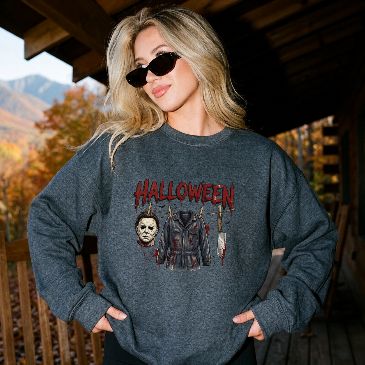 HALLOWEEN CLOTHESLINE