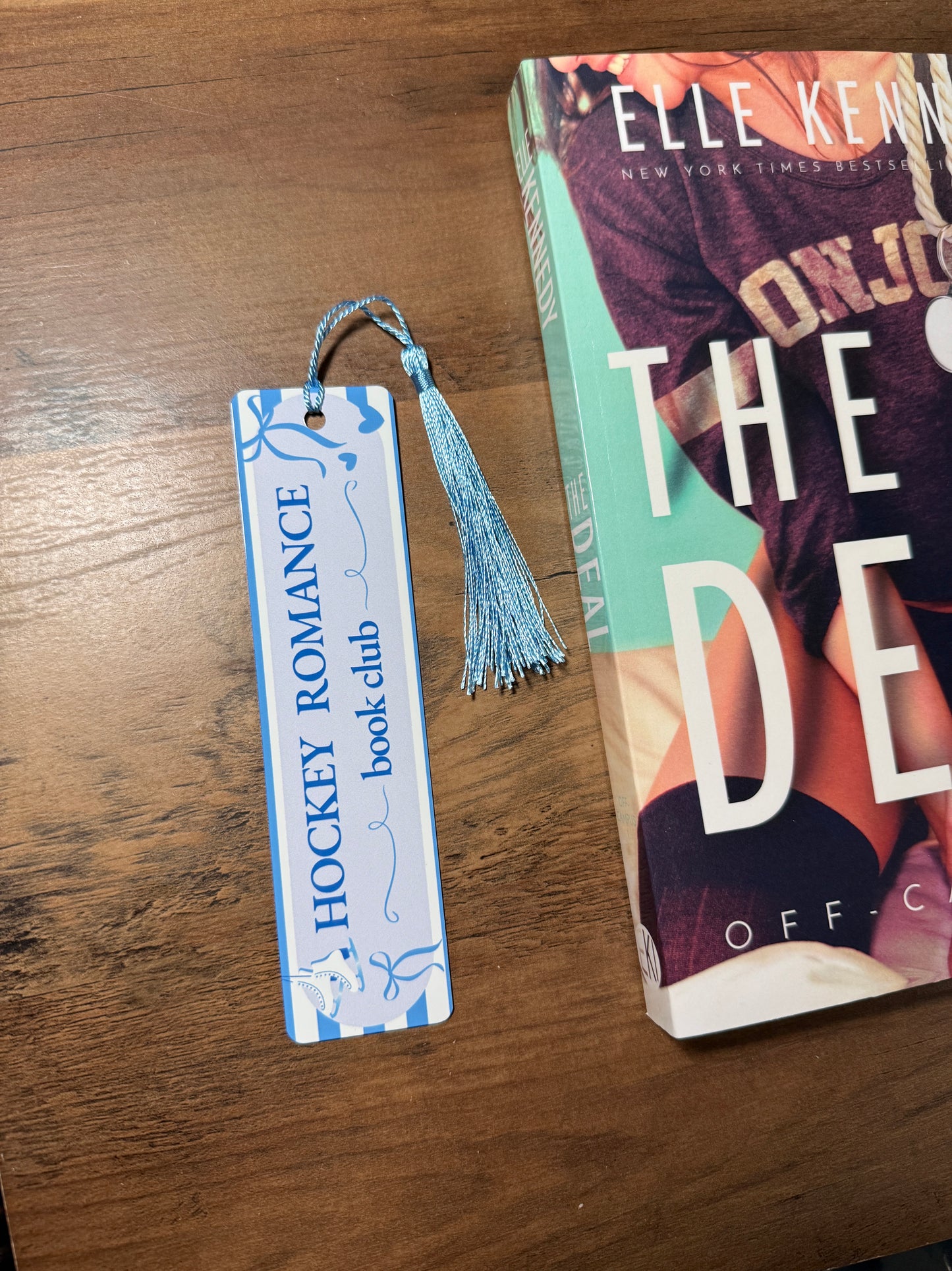 HOCKEY ROMANCE BOOK CLUB BOOKMARK