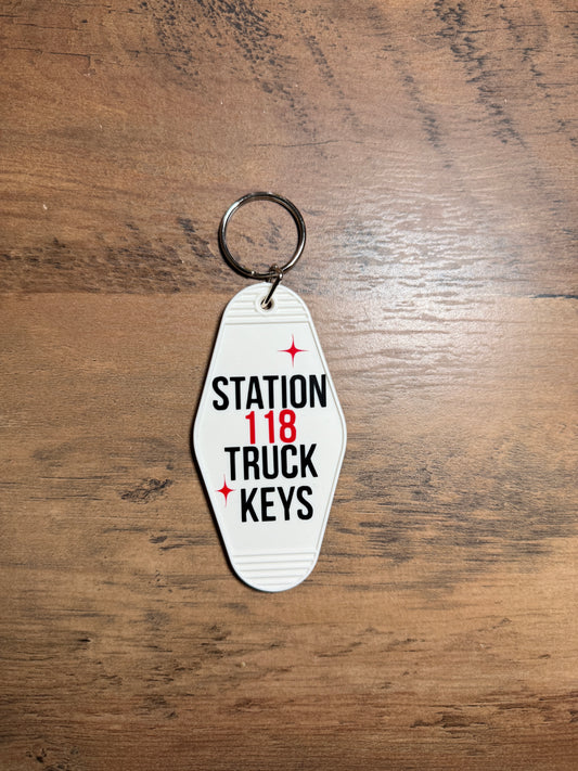 STATION 118 KEYCHAIN