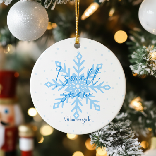 I SMELL SNOW ORNAMENT