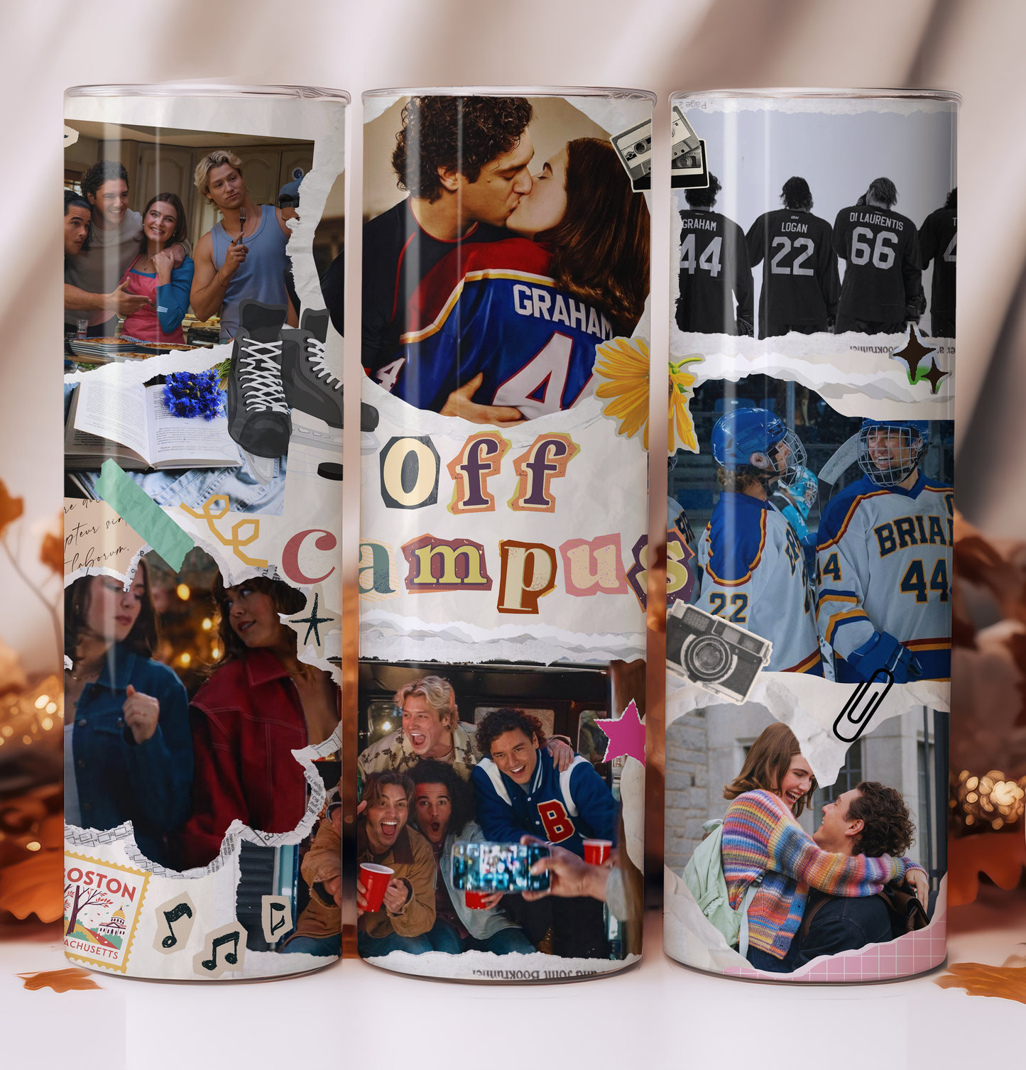 OFF CAMPUS COLLAGE TUMBLER