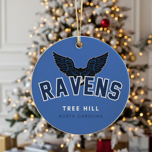 TREE HILL RAVENS ORNAMENT
