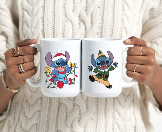 STITCH CHRISTMAS MUG